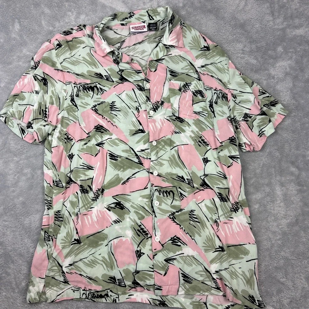 Stranger Things Netflix Hopper Vacation Costume Shirt‎ Adult Size 2XBT Spirit